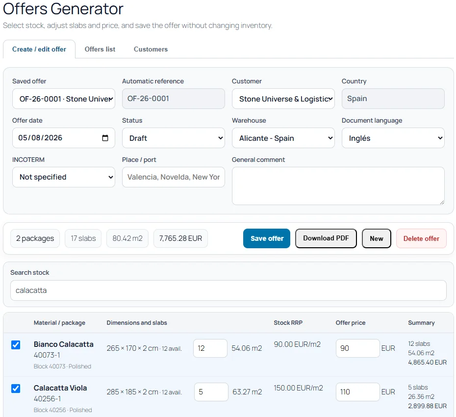 LeiaRock Offers Generator